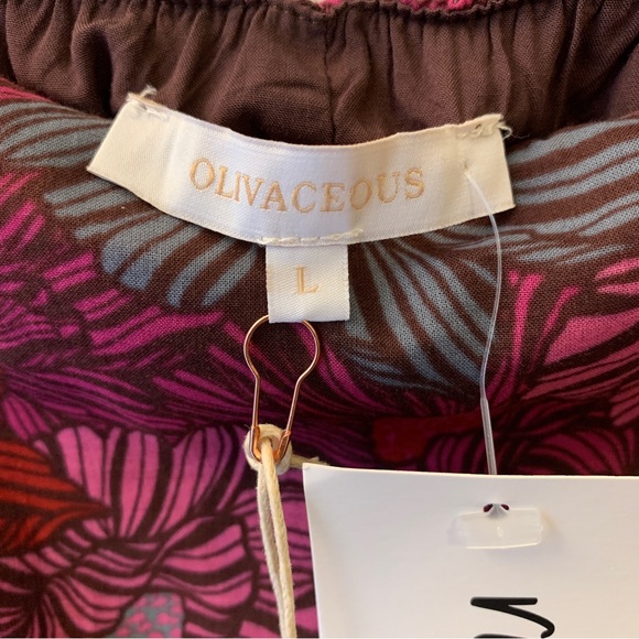 NWT Ruthie Grace Olivaceous Chasing Sunsets Babydoll Floral Autumn Dress - Picture 8 of 13